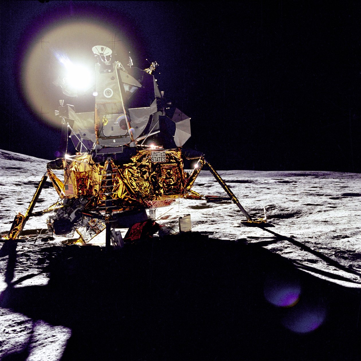 Antares on the Fra Mauro Highlands, Lunar Surface by Edgar Mitchell