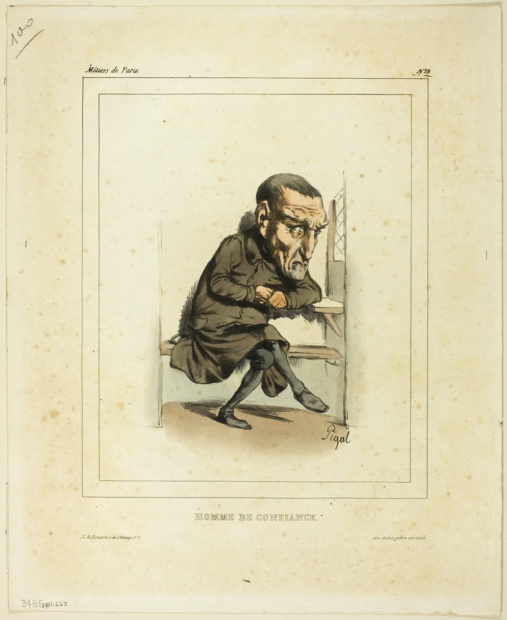 Trustworthy Man by Edme Jean Pigal