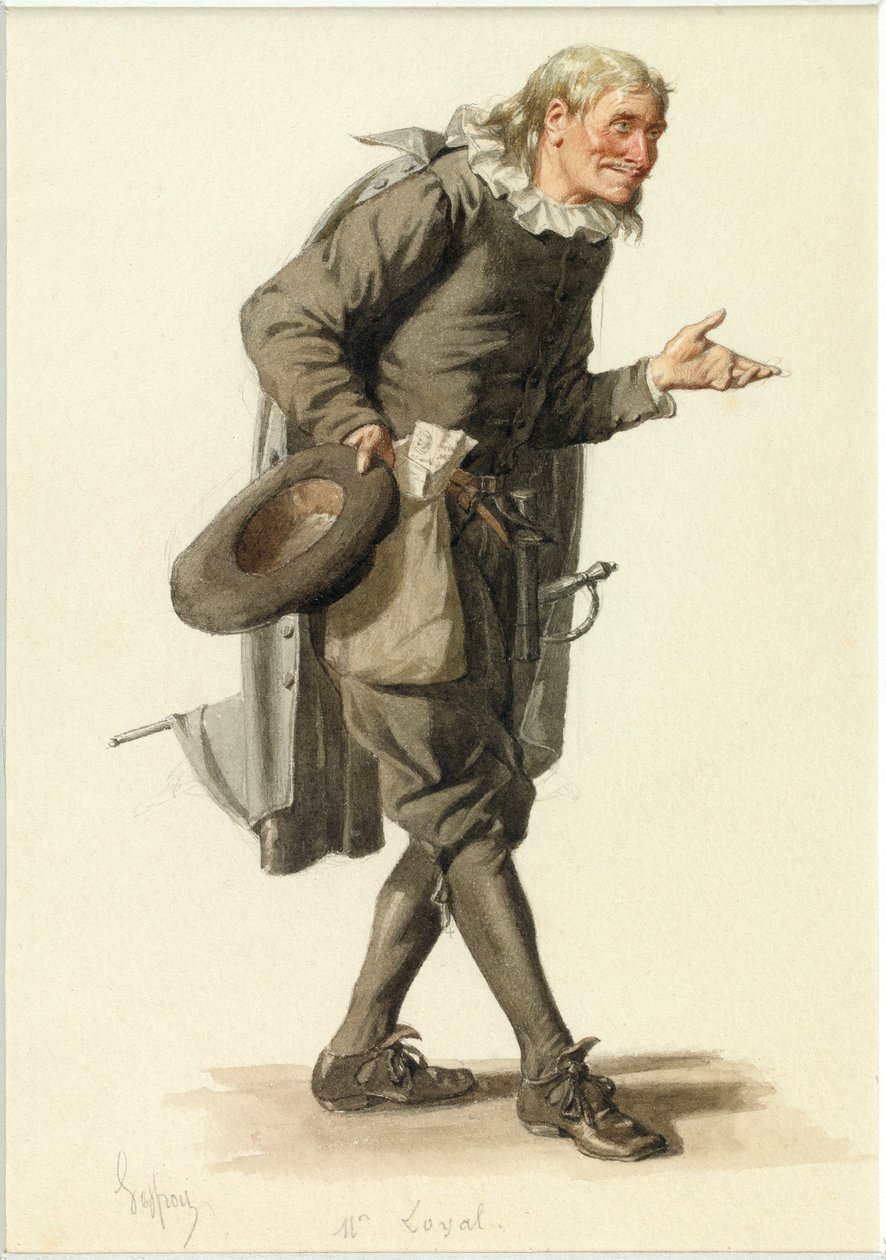 Portrait of Monsieur Loyal by Edmond Aime Florentin Geffroy