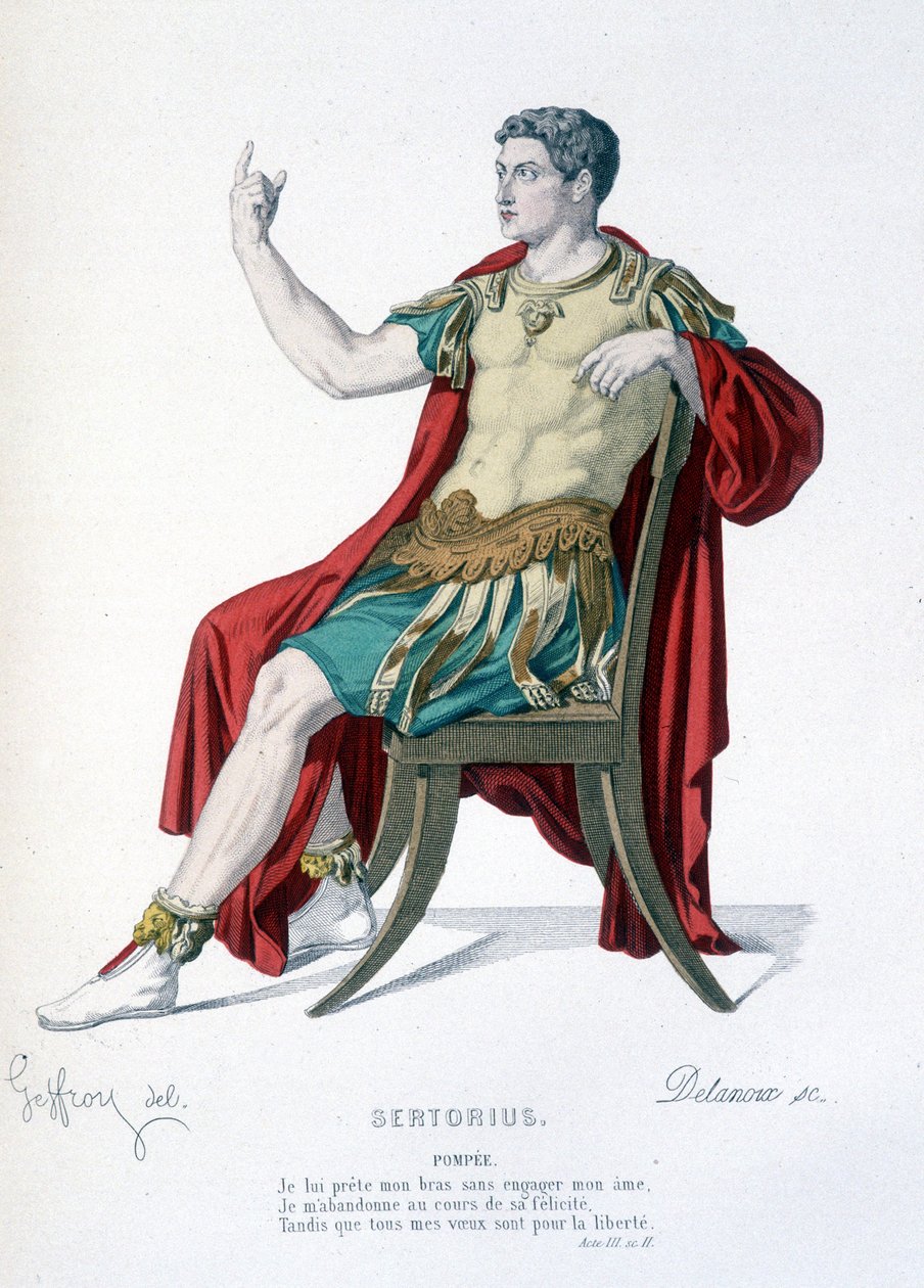 The Character of Pompee in the Theatre Piece 