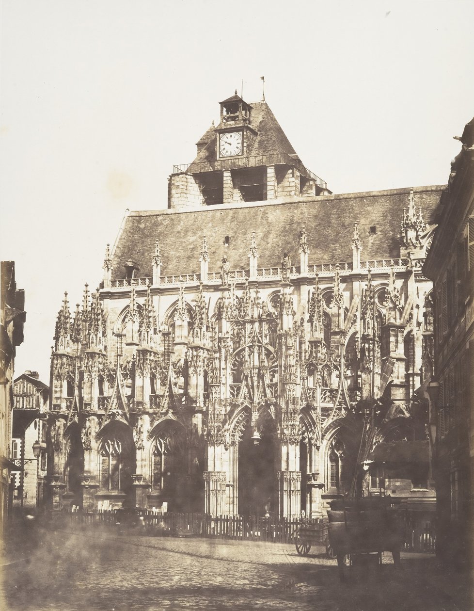 Cathedral of Louviers, General View by Edmond Bacot
