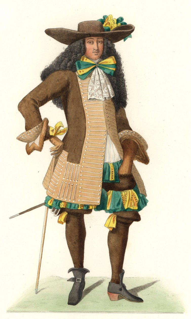 French Gentleman in Ceremonial Dress by Edmond Lechevallier-Chevignard