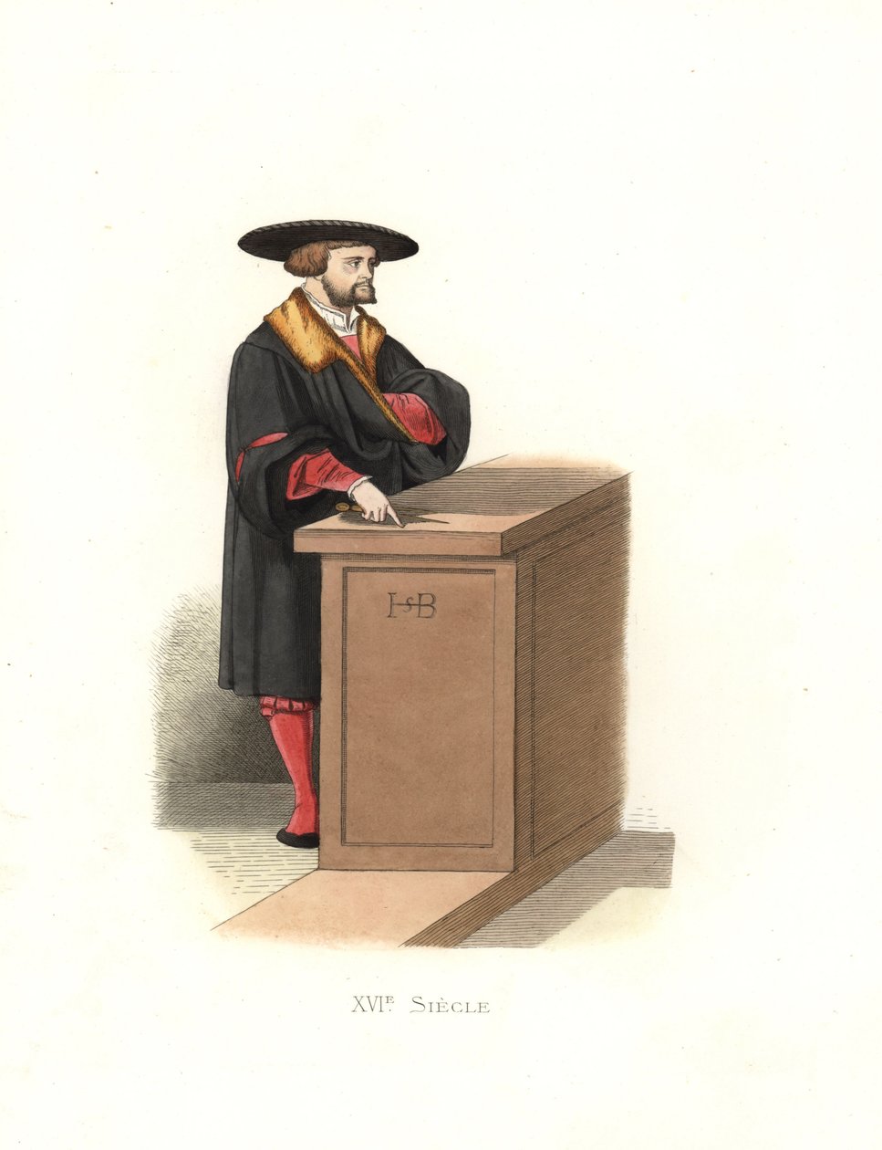 Hans Sebald Beham (1500-1550), German Printmaker, Engraver, Painter and Miniaturist by Edmond Lechevallier Chevignard