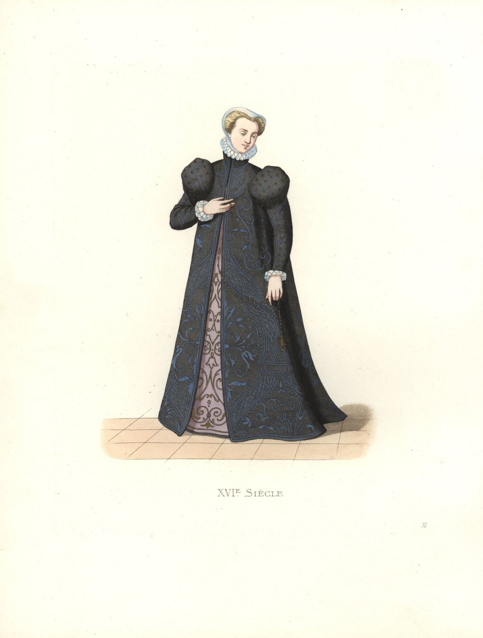 Noblewoman of Lorraine by Edmond Lechevallier Chevignard