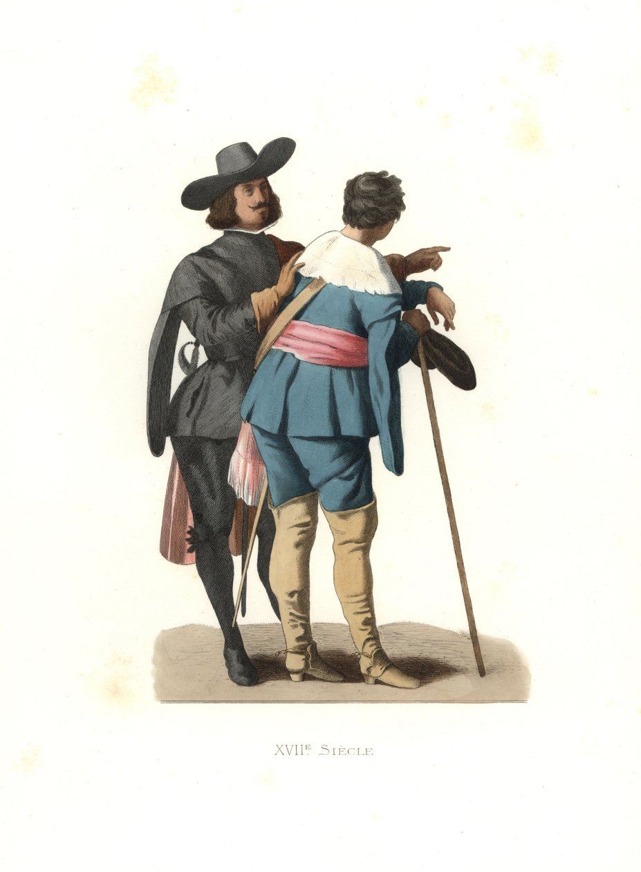 Portrait of Two Artists, Spain by Edmond Lechevallier Chevignard