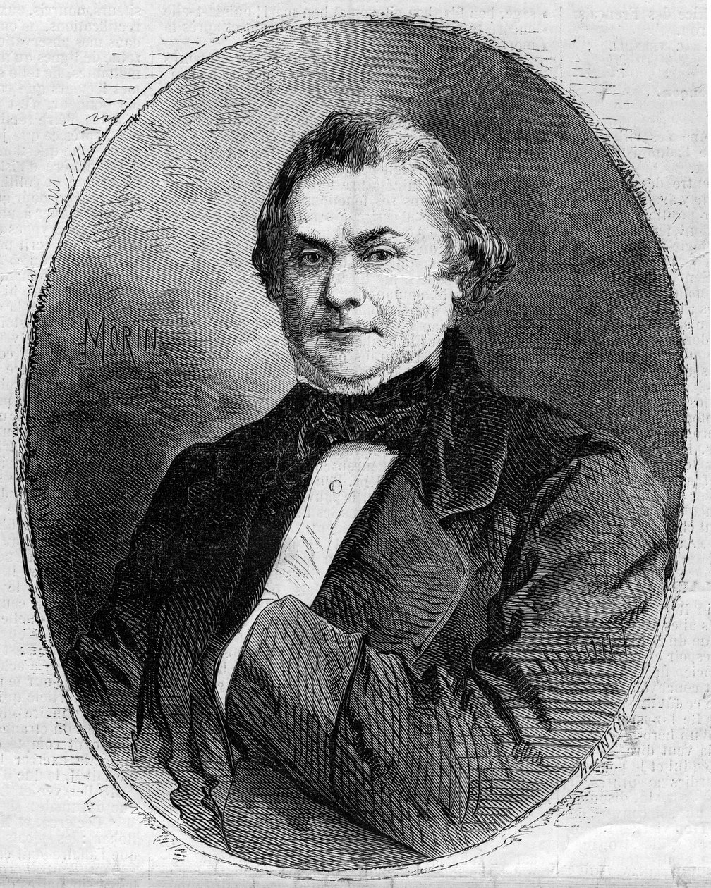 Portrait of Claude Alphonse Delangle (1797-1869), French magistrate and politician by Edmond Morin