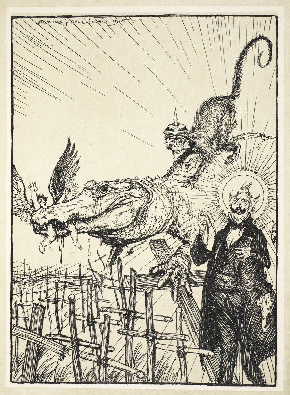 Crocodile Tears, illustration from The Kaiser