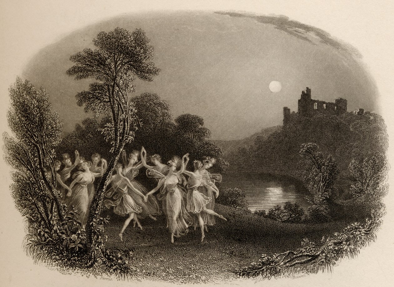The Dance of the Fairies, engraved by F.C. Lewis, illustration from 