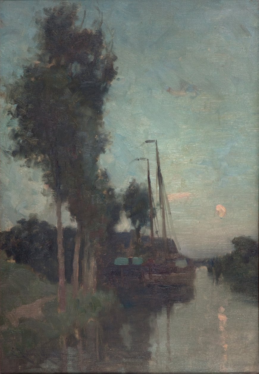 Evening in Holland by Edmund Aubrey Hunt