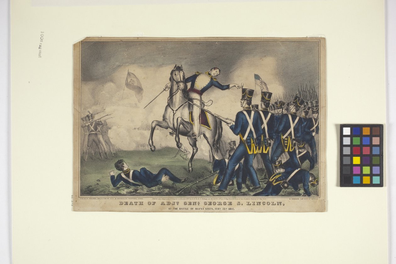 Death Of Adjt. Genl. George S. Lincoln by Edmund Burke Kellogg