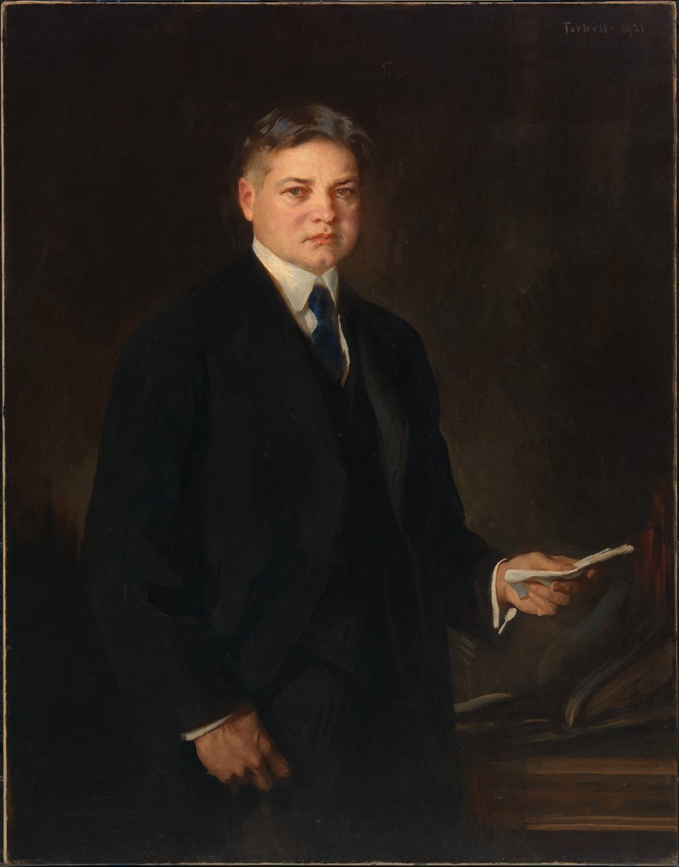 Herbert Clark Hoover (1874-1964) by Edmund Charles Tarbell
