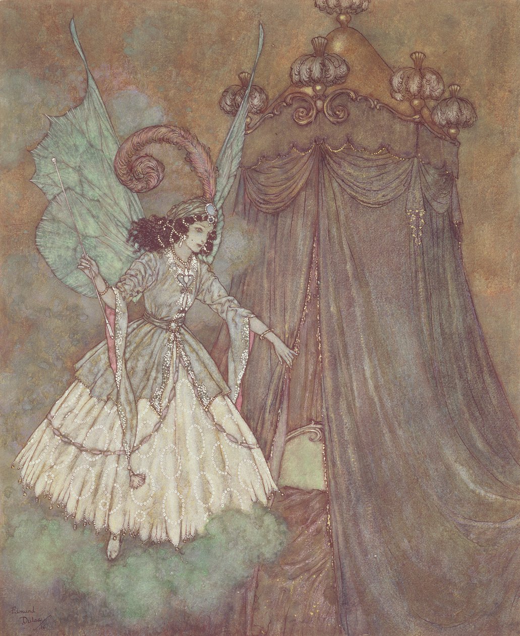 She Found Herself Face to Face with a Stately and Beautiful Lady, Illustration from 