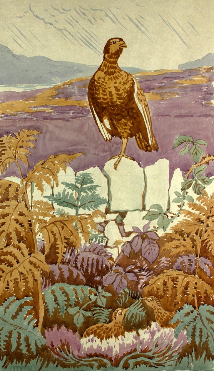 Lookout on the Moor, c.1930 by Edmund Hunter