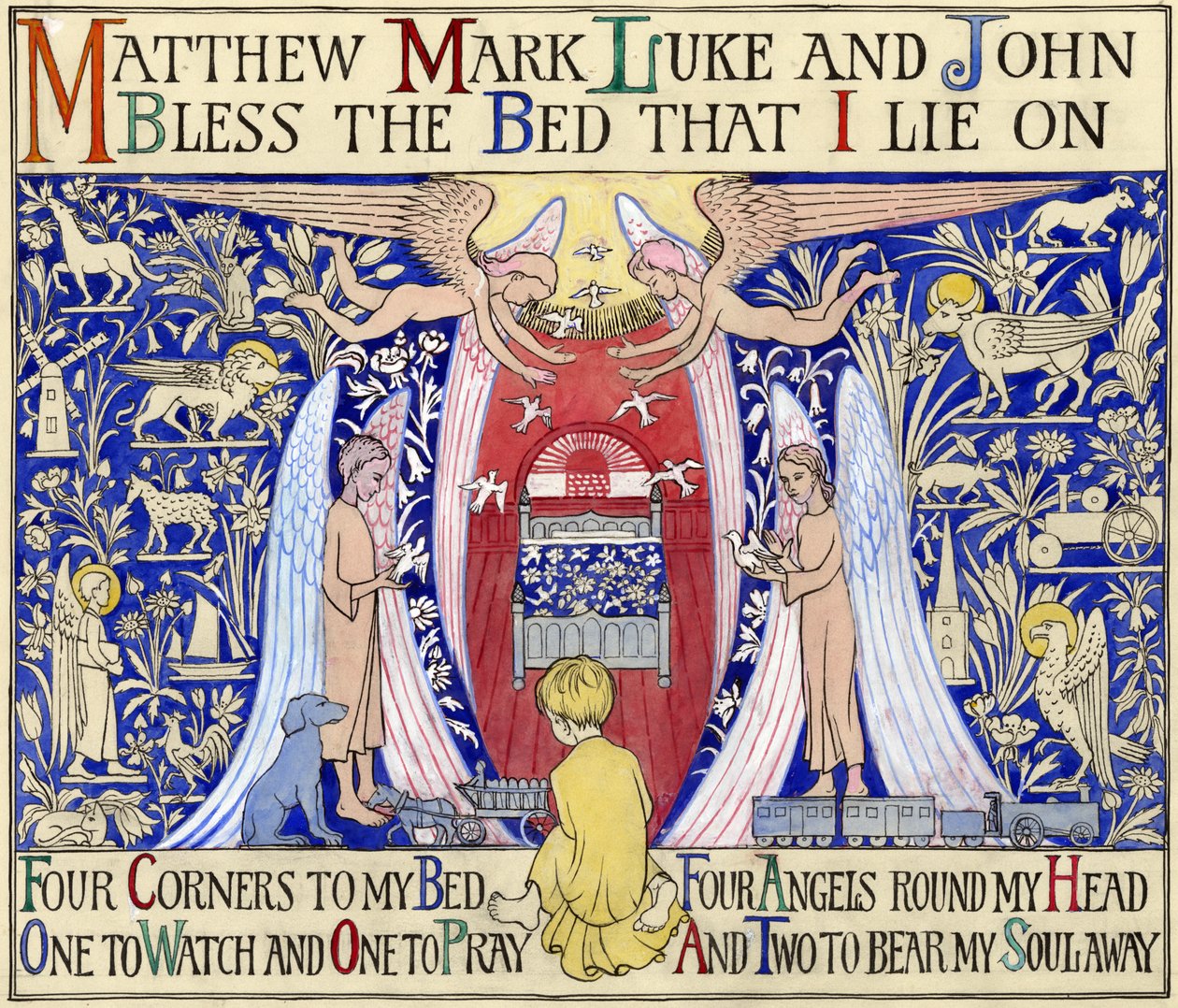 Matthew, Mark, Luke & John, c.1935 by Edmund Hunter