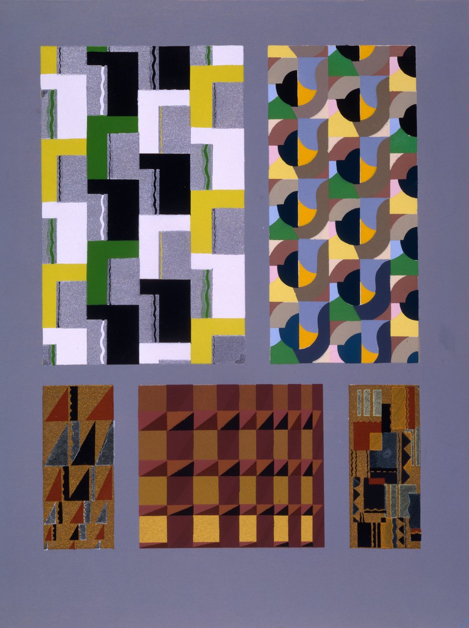 Art Deco style designs, from 'Relais' by Edouard Benedictus