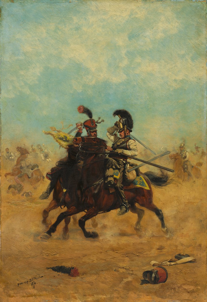 Combat for the Colours by Jean-Baptiste Edouard Detaille