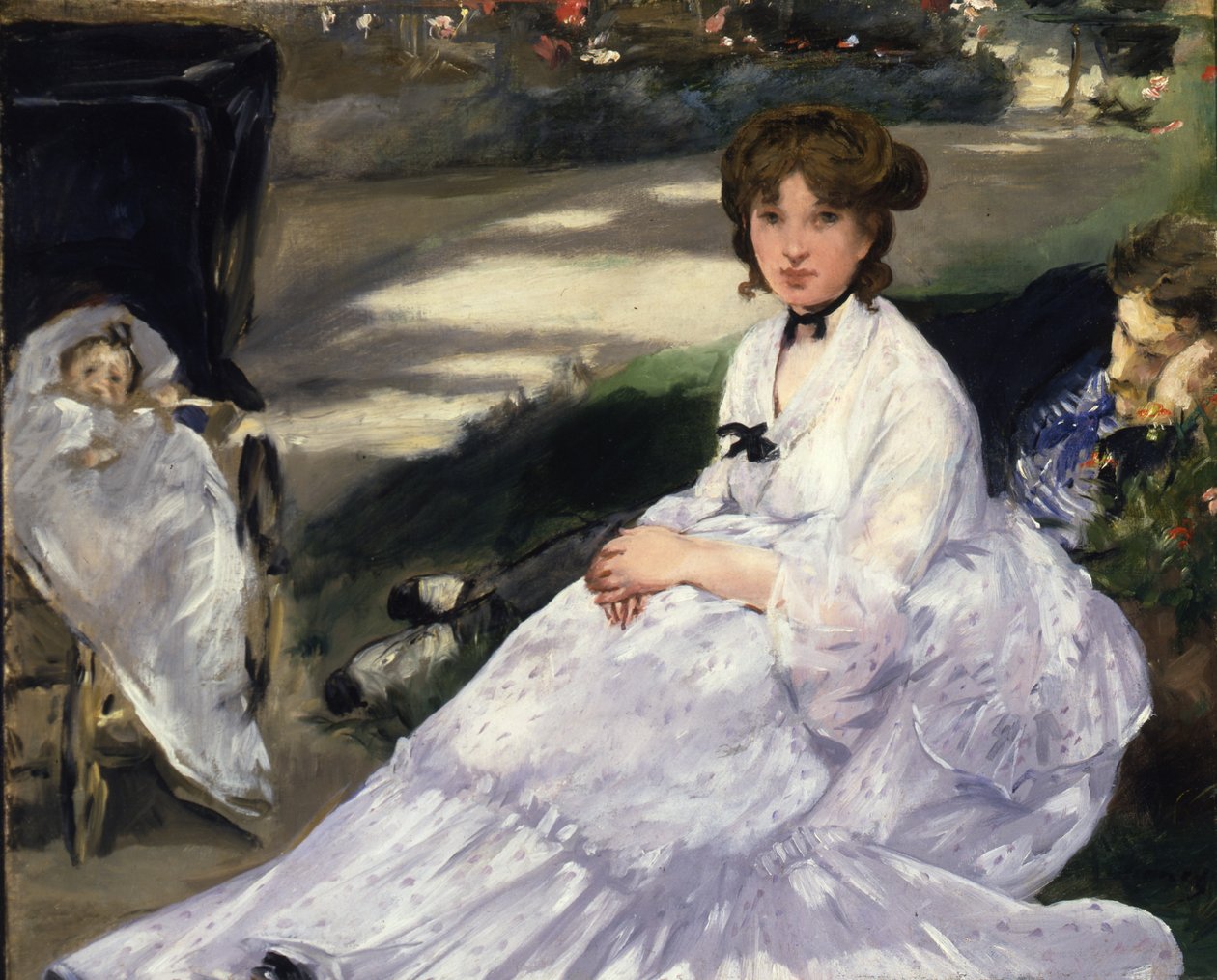 In the Garden, 1870 by Édouard Manet