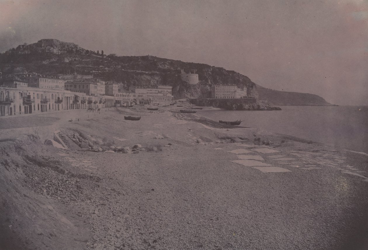 Les Ponchettes in Nice by Edouard-Denis Baldus