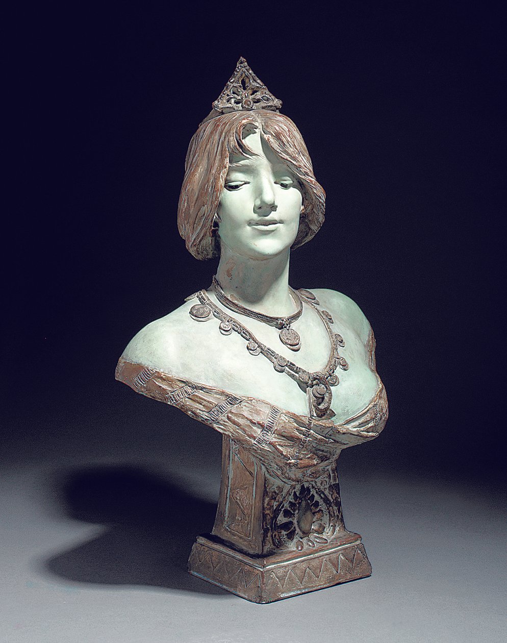 Bust modelled as Sarah Bernhardt, Exposition Universelle, Paris by Edouard (after) Drouot