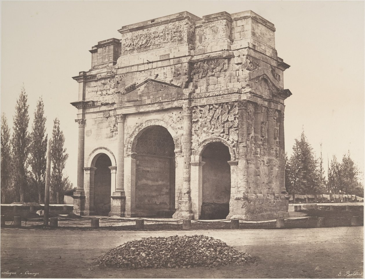 Ancient Arch at Orange by Édouard Baldus
