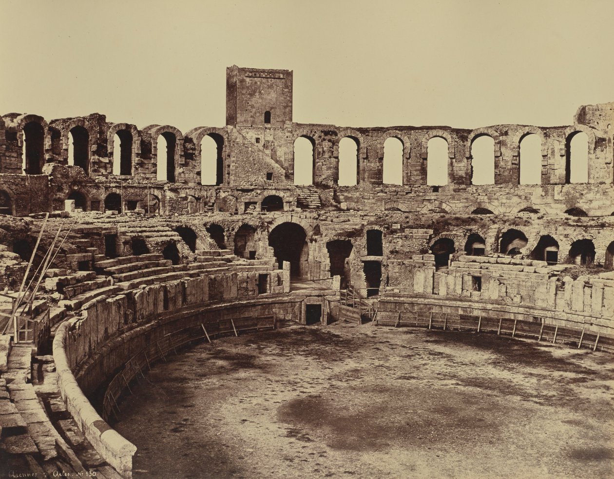 Arles. Amphitheater by Édouard Baldus