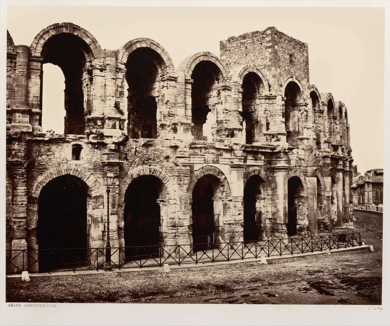 Arles, Amphitheatre by Édouard Baldus