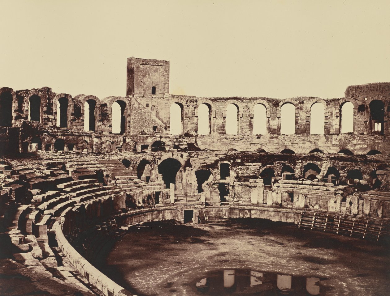 Arles. Amphitheater by Édouard Baldus