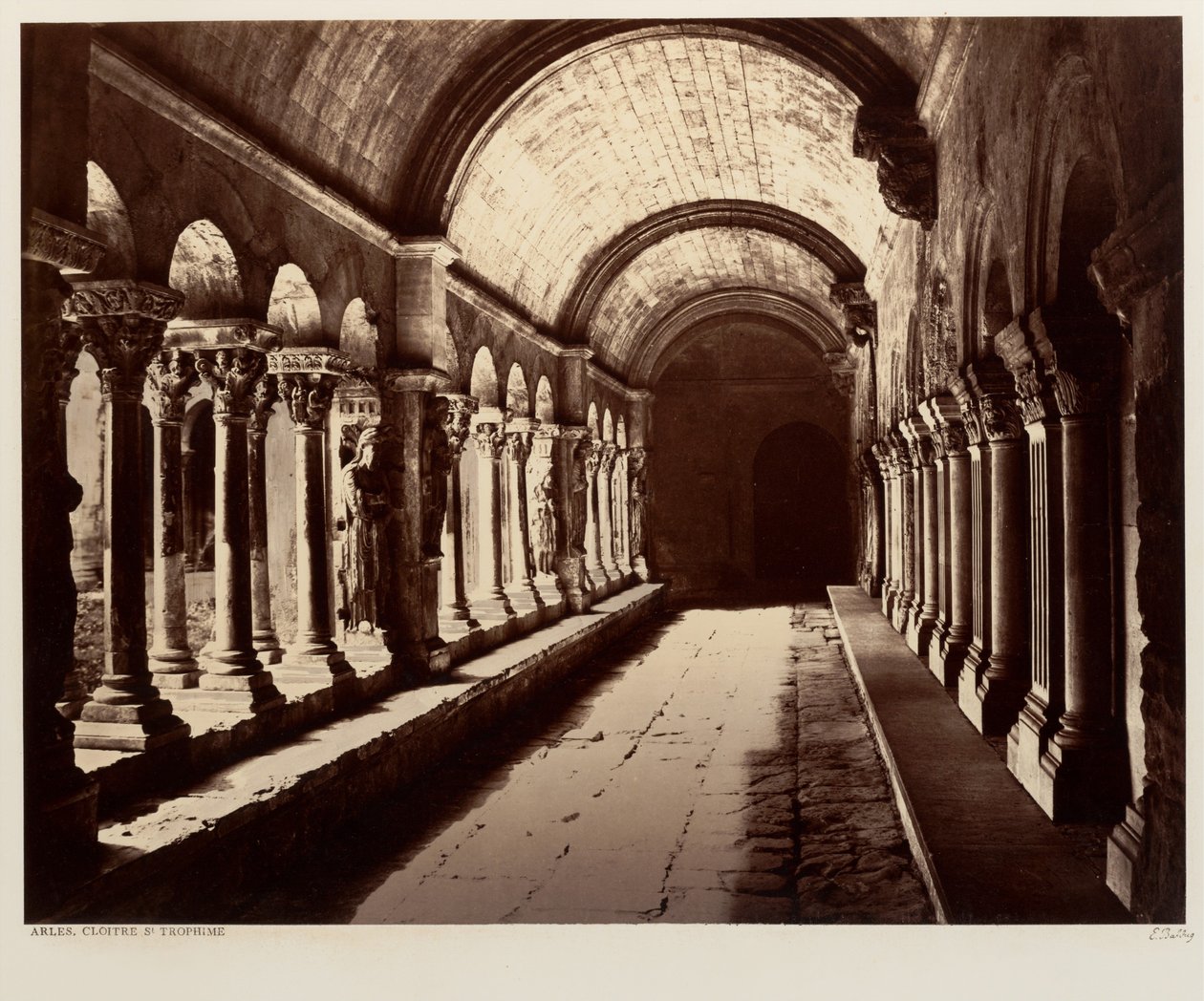 Arles, Cloister of St. Trophime by Édouard Baldus