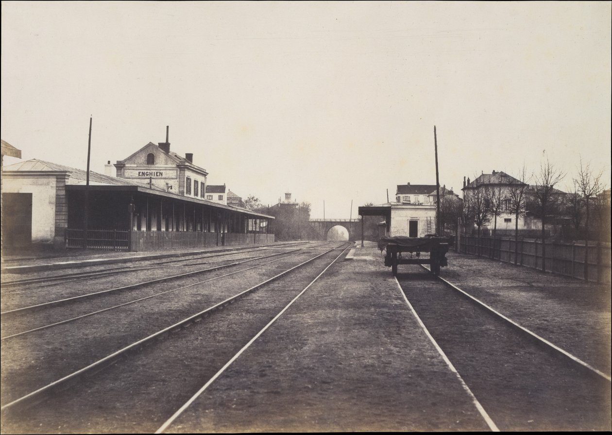 Enghien Station by Édouard Baldus