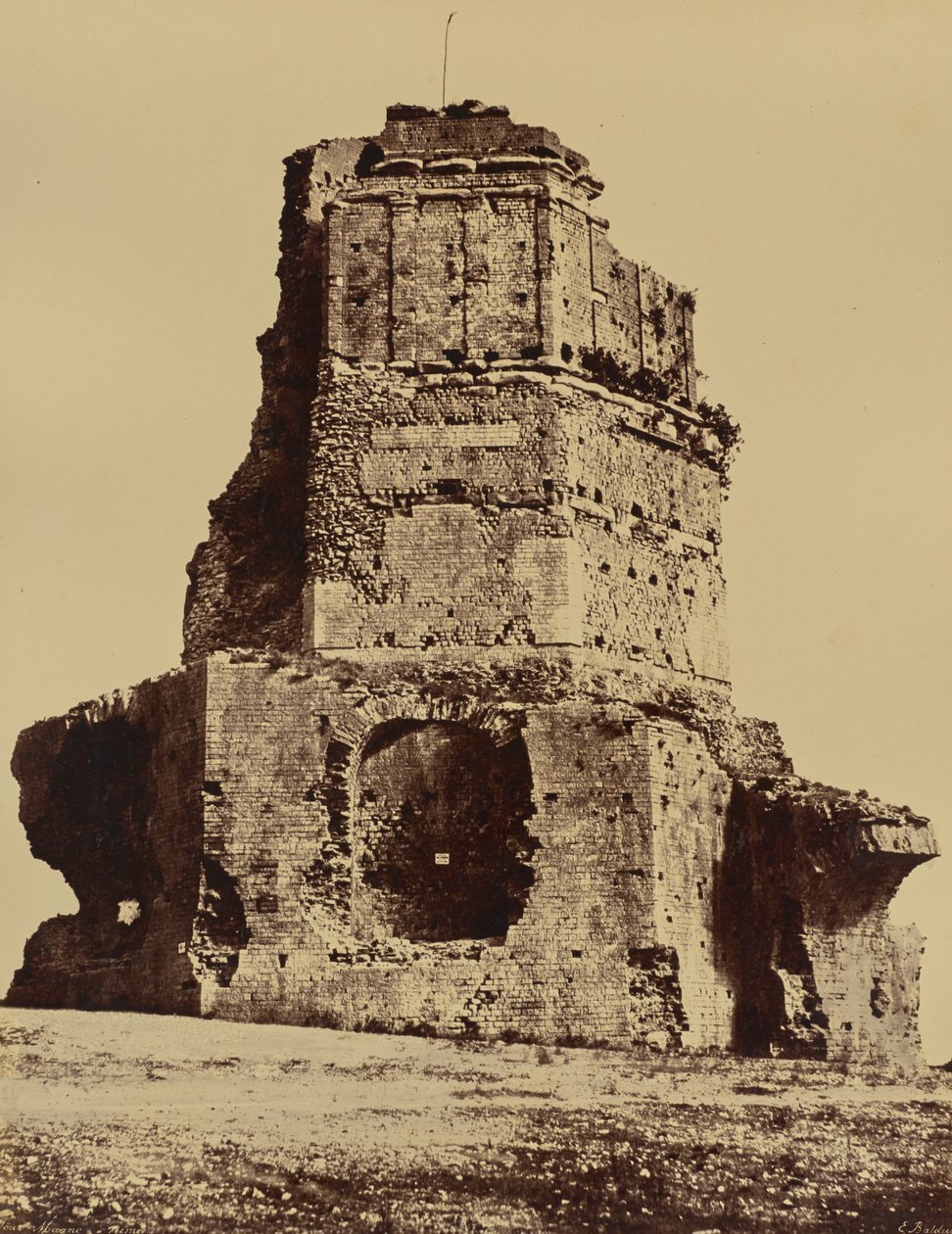 Nimes. Tour Magne by Édouard Baldus
