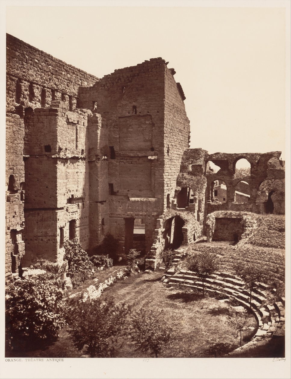 Orange, Ancient Theatre by Édouard Baldus