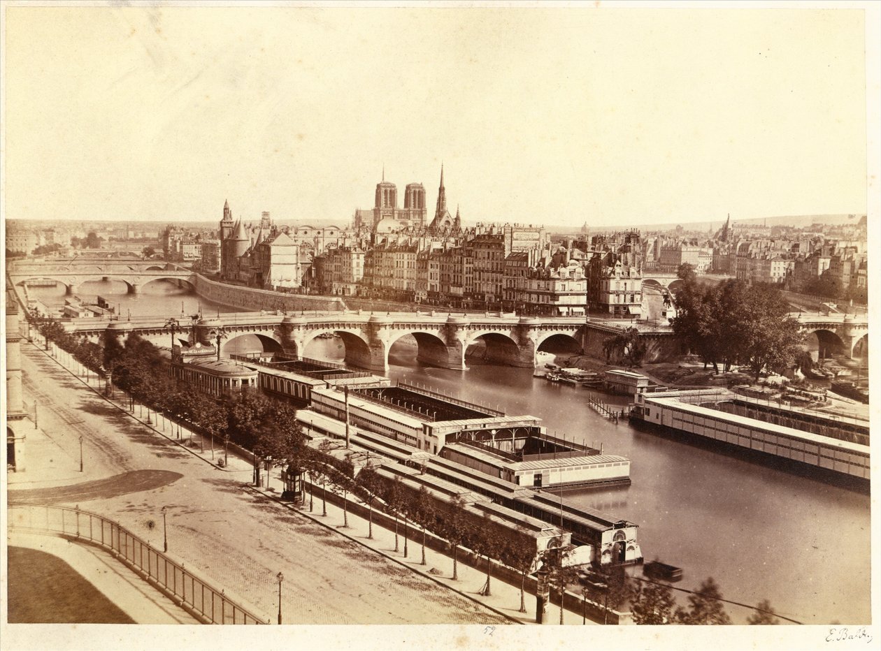 Panorama of the Cité by Édouard Baldus