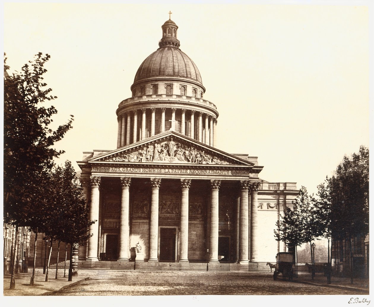 Pantheon by Édouard Baldus