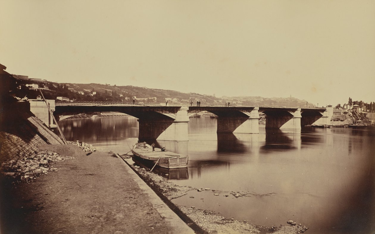 Pont de la Mulatière by Édouard Baldus