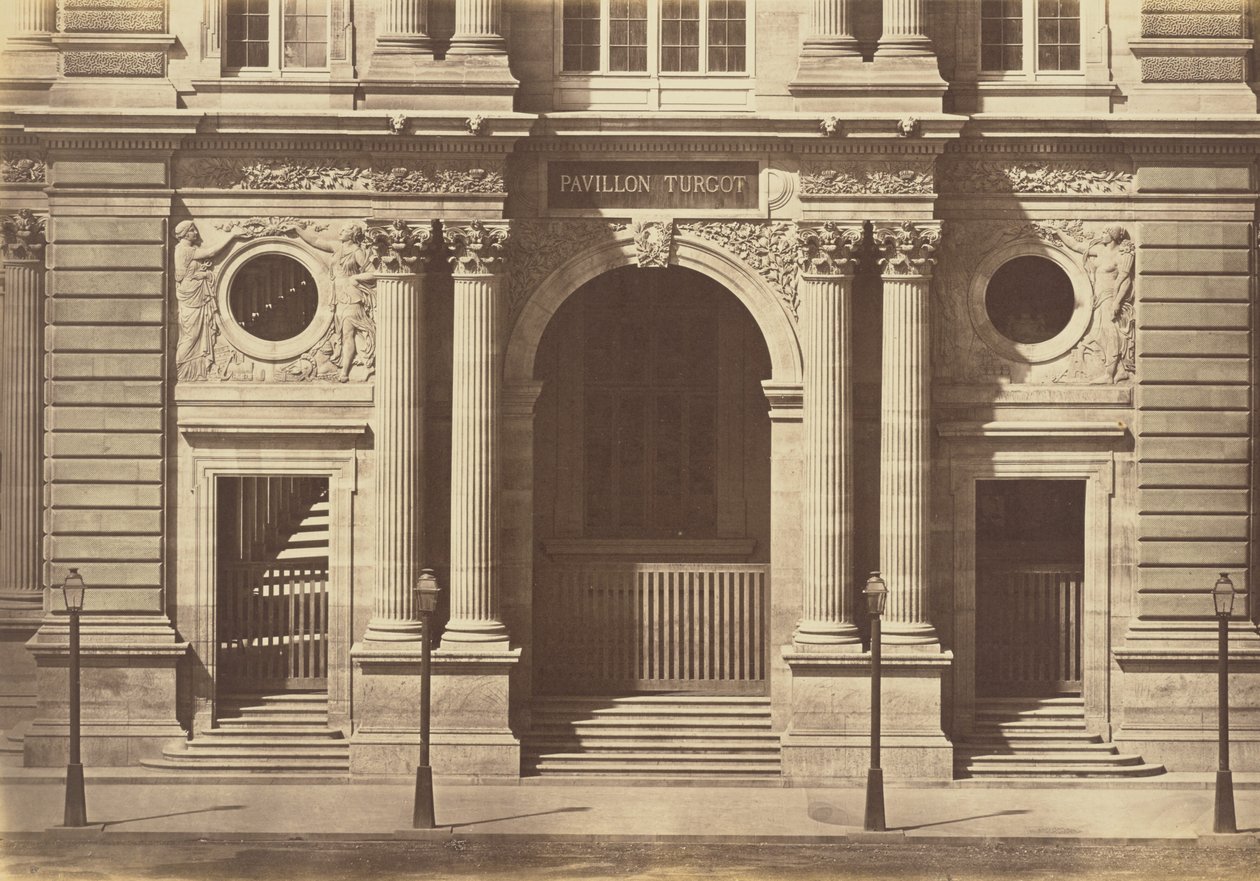 The Ground Floor of the Pavillon Turgot, Louvre, Paris by Édouard Baldus