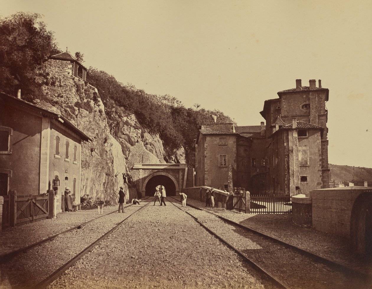 Vienna. Underground Railway by Édouard Baldus