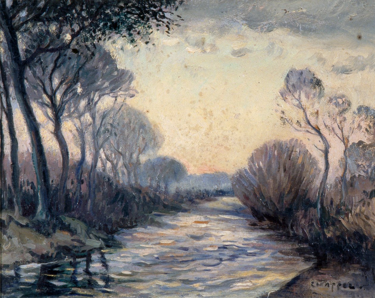 River Cagnes by Edouard Chappel