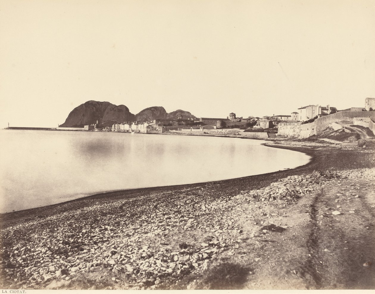 La Ciotat by Edouard Denis Baldus