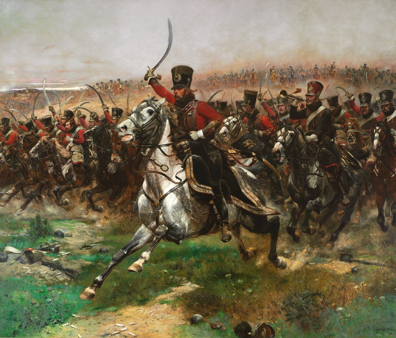 Vive L'Empereur Charge of the 4th Hussars at the Battle of