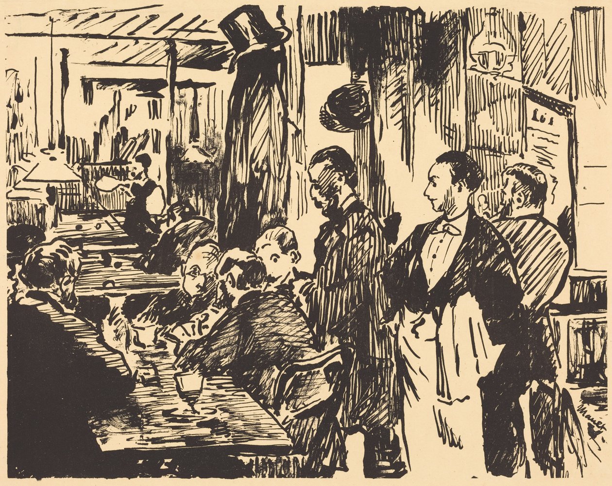 At the Café by Édouard Manet
