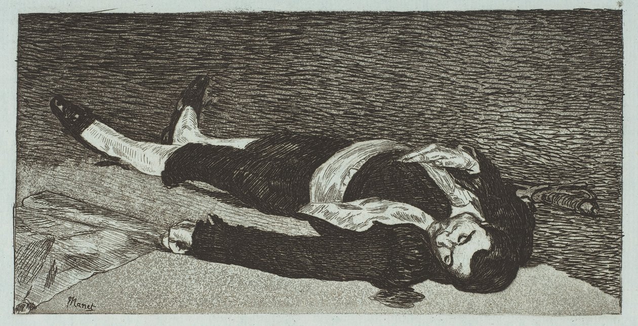 Dead Toreador by Édouard Manet