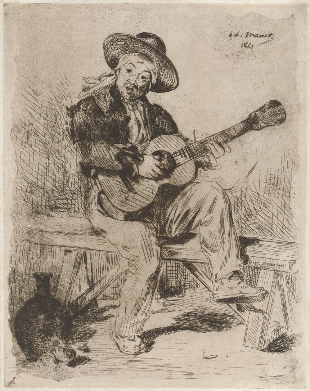 The Spanish Singer, or The Guitarist by Édouard Manet