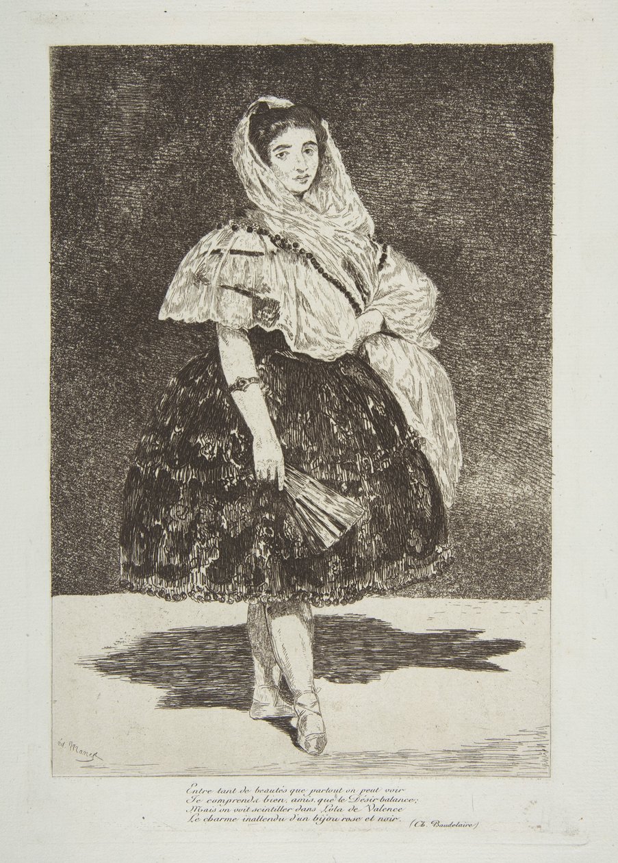 Lola of Valence by Édouard Manet