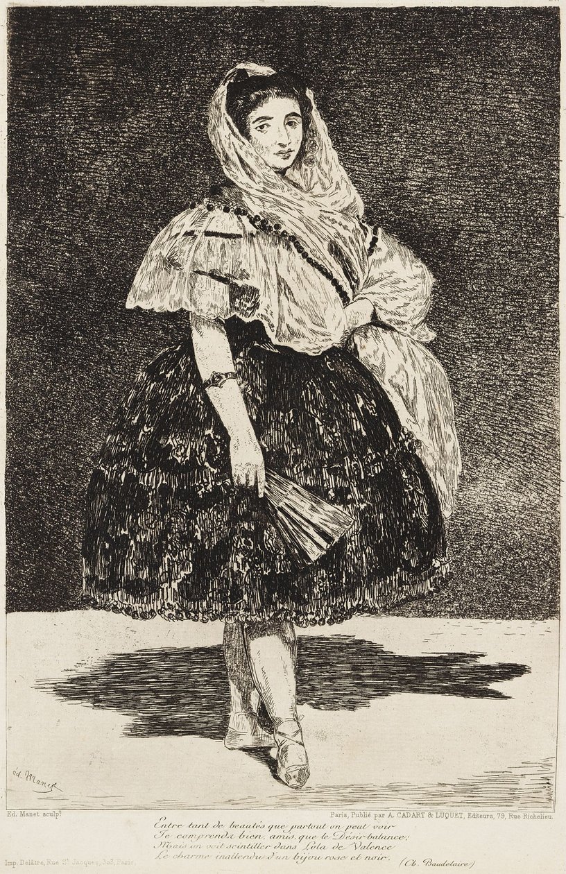 Lola de Valence by Édouard Manet