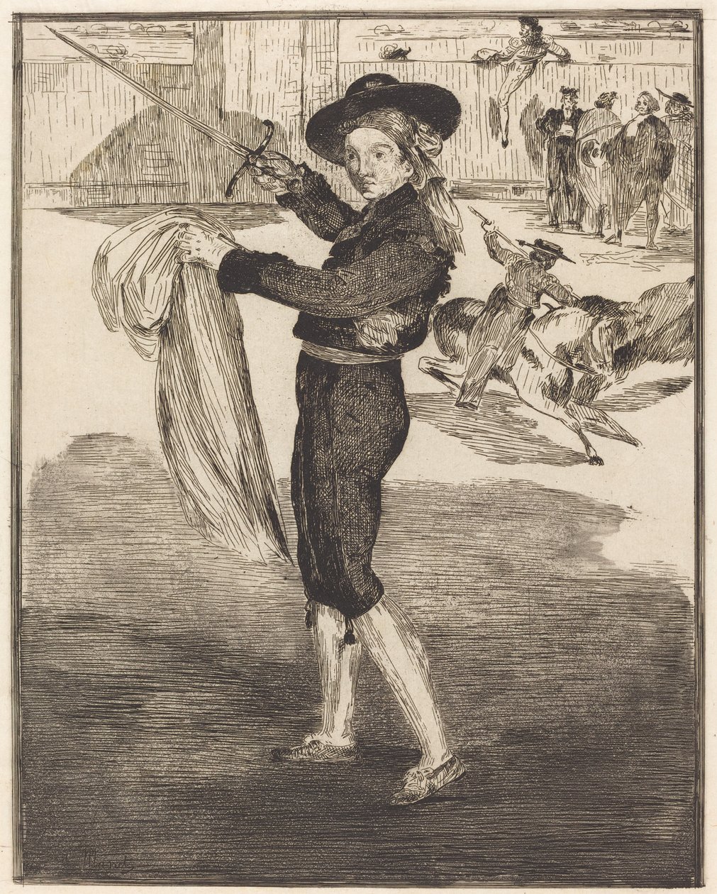 Mlle. Victorine in the Costume of an "Espada" by Édouard Manet