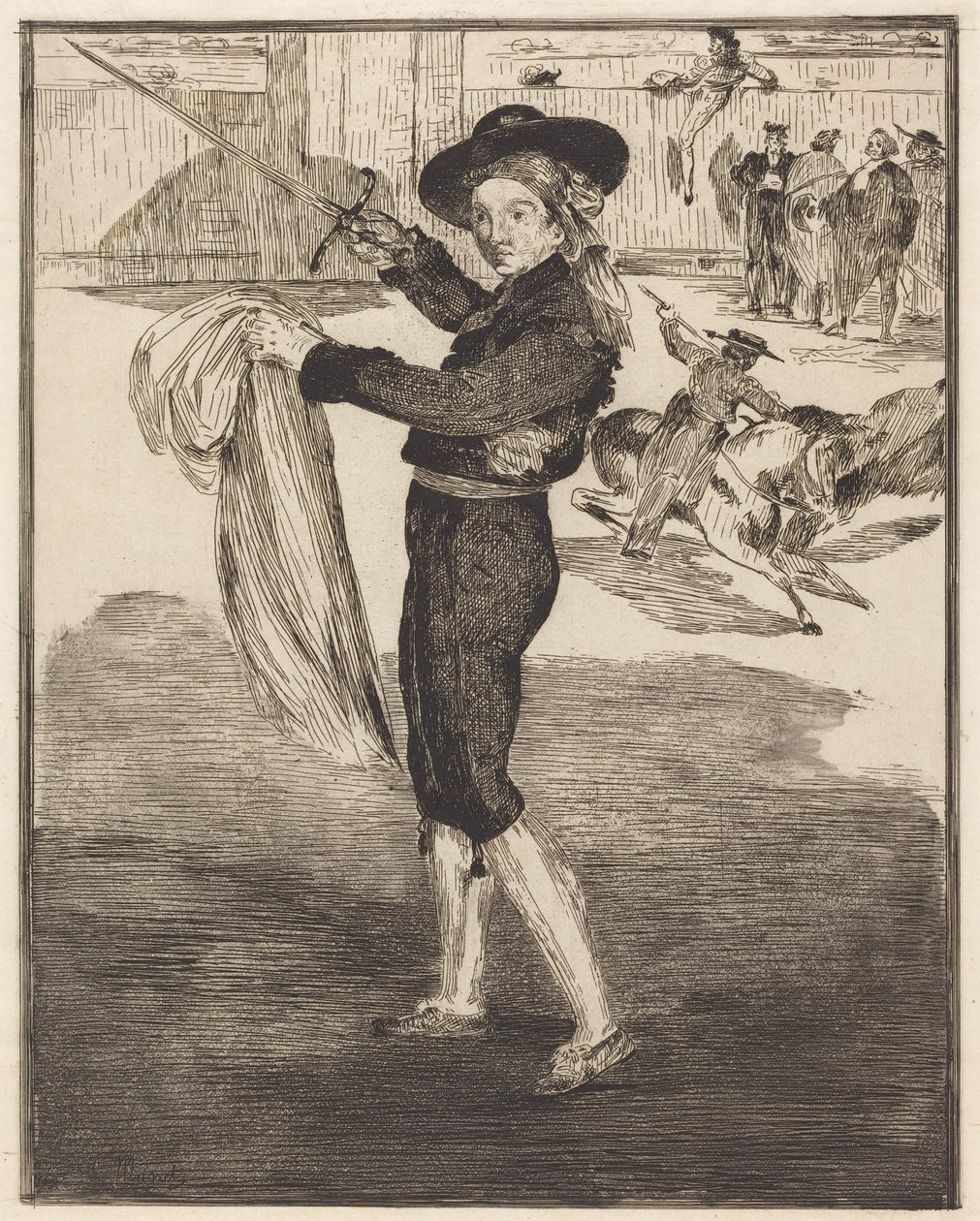 Mlle. Victorine in the Costume of an Espada by Édouard Manet
