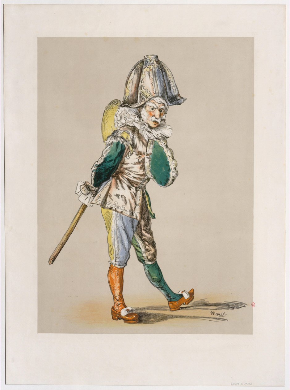 Polichinelle by Édouard Manet