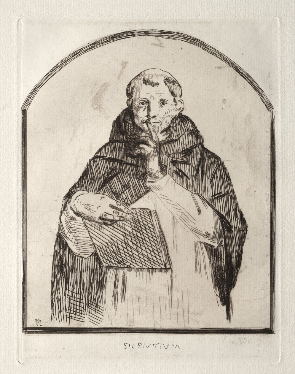 Silentium by Édouard Manet