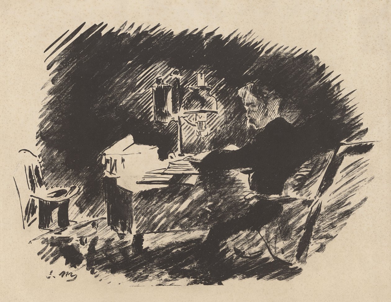 Under the Lamp, from Stéphane Mallarmé