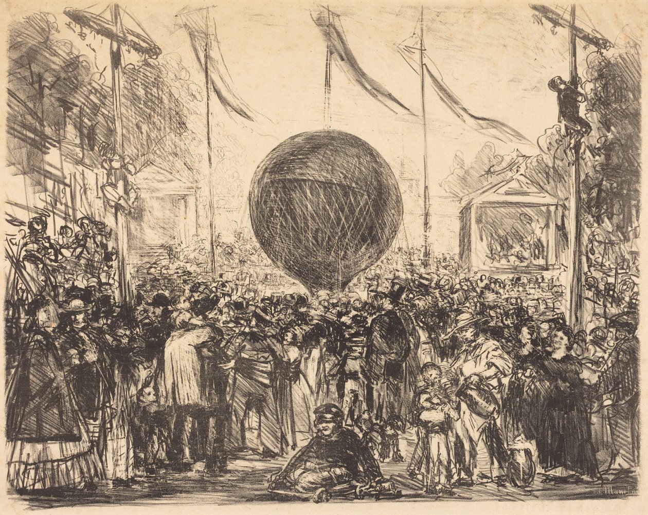 The Balloon by Édouard Manet